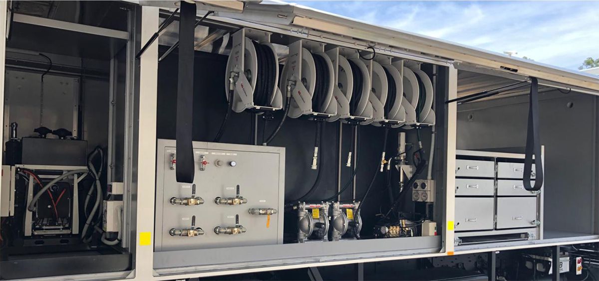 Purpose built mine spec truck body Osborne Motor Bodies